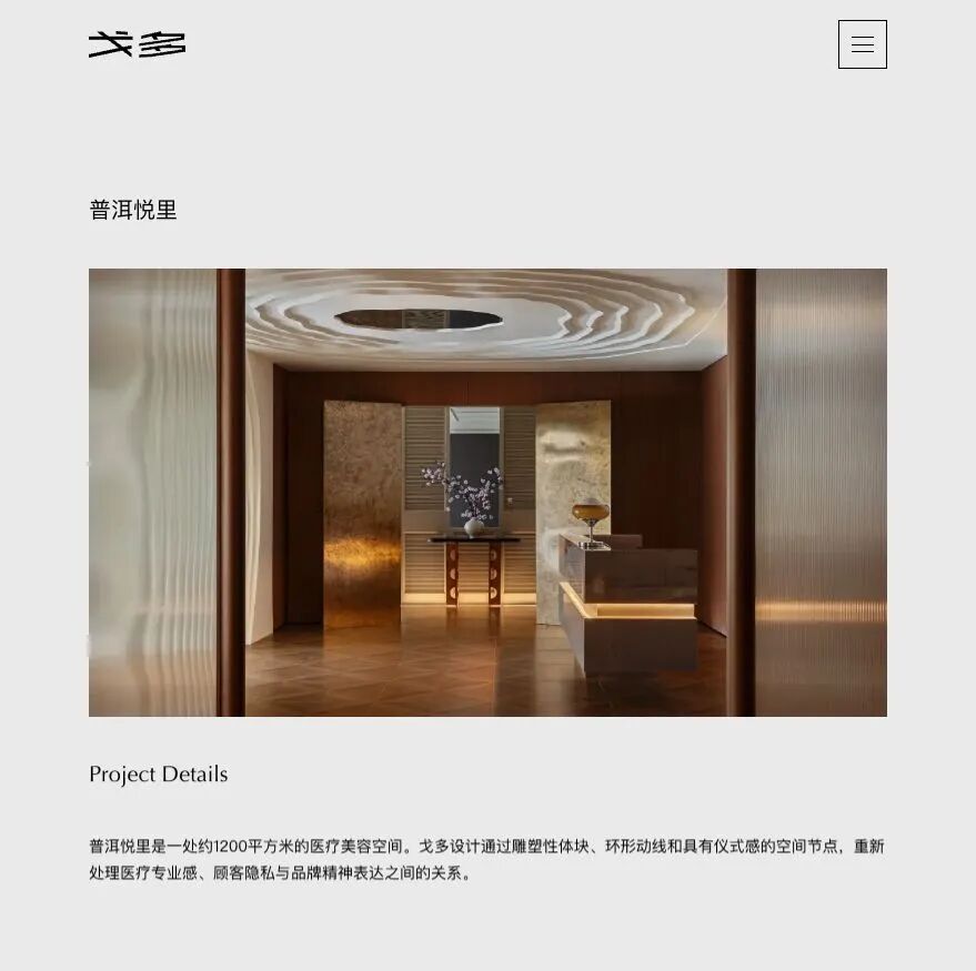 案例详情将项目背景与空间影像组织在一起。